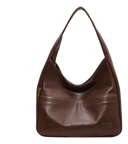 Bolso De Hombro De Cuero Para Mujer, Casual, De Poliuretano,