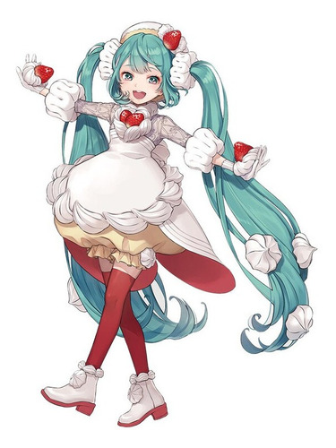 Hatsune Miku Sweet Tea Time Strawberry Figura | Furyo