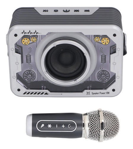 Micrófono Karaoke Machine, Altavoz Portátil Pequeño Para Niñ
