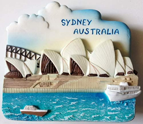 Refrigerador 3d De Resina Opera House Sydney Australia Th