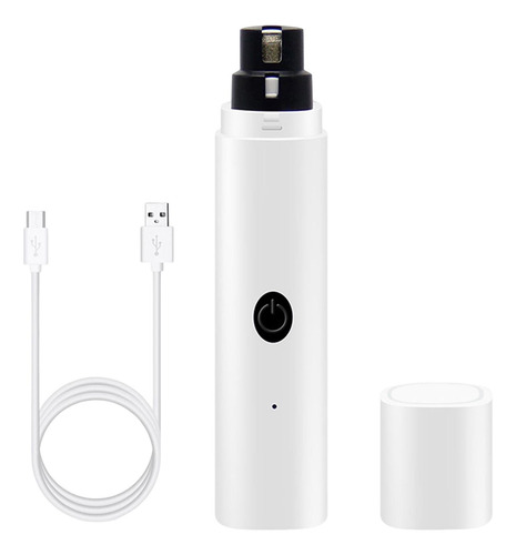 Perro Lima De Uñas Usb Recargable Bajo Ruido Pata Pulidor
