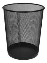 Comprar Cesto Papelero Stendy Tacho De Basura Oficina Baño Habitación Grande Metal 28cm 12lts