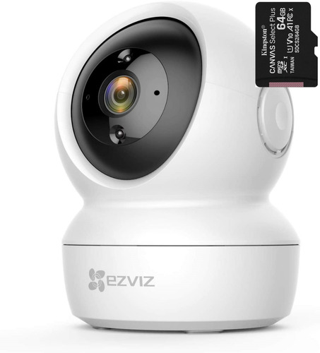 Imagen 1 de 10 de Camara Seguridad Ip Wifi 1080 Mov 360º Graba C/ Memoria 64gb