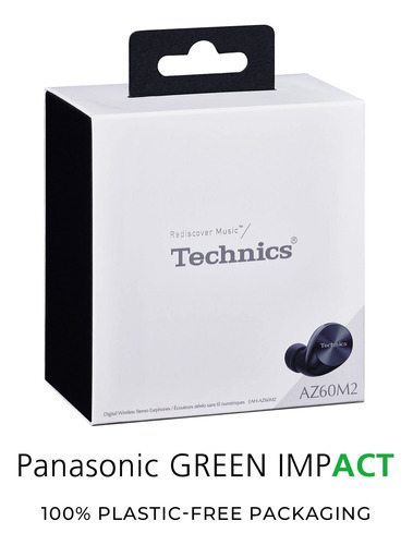 Audífonos True Wireless Technics Hifi Eah-az60m2-k Con Tap