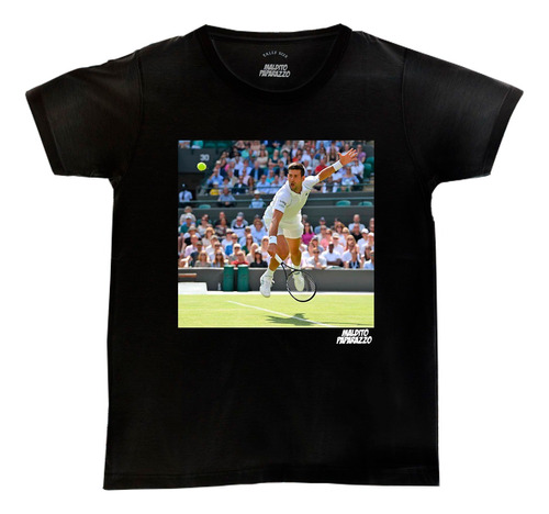 Novak Djokovic Wimbledon  - Remera 100% Algodón