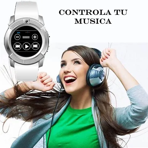 Reloj Inteligente Bluetooth Con Cámara, Pantalla Tactil y Ranura De Tarjeta  SIM