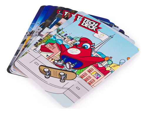 Tech Deck Paris 2024 Olympic Games 8 Patinetas Spin Master