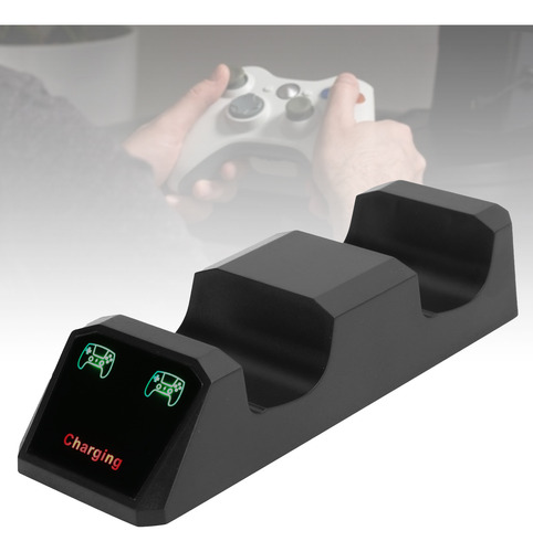 Controller Charging Station Abs Gamepad Dual Dock Indicador