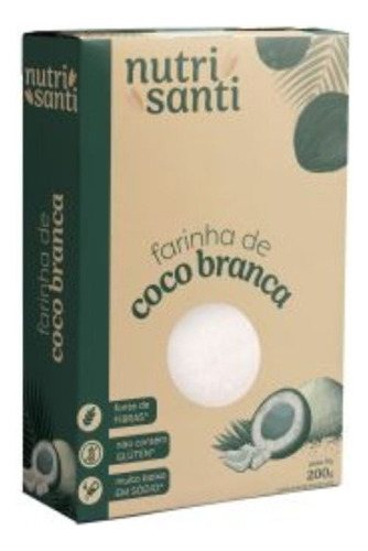 Farinha De Coco 200g Nutrisanti