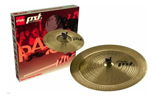 Pack Platillos Splash/china Paiste Pst3 Efx (sp10  Ch18 )