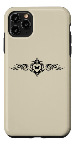 iPhone 11 Pro Max Mariposa Corazón Tatuaje B09gs7lmkk_010424