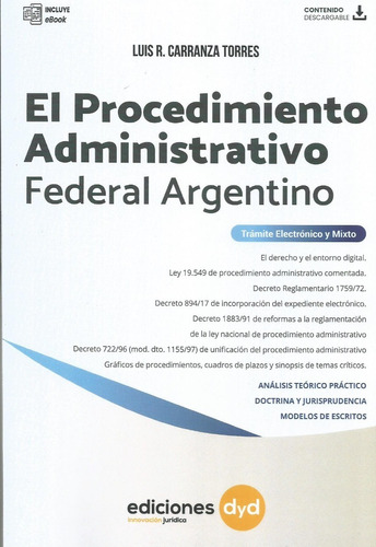 El Procedimiento Administrativo Federal Carranza Torres
