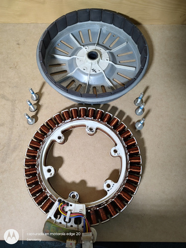 Rotor Estator Lav Daewoo Ws2a28g001 Wr128f001 (Usado)