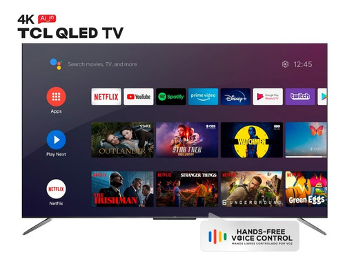 Smart Tv Tcl 65 P Qled 4k Uhd C71 65c715 Netflix Disney+