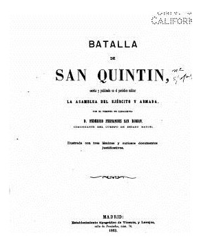 Libro Batalla De Son Quintin, Escrita Y Publicada En El P...