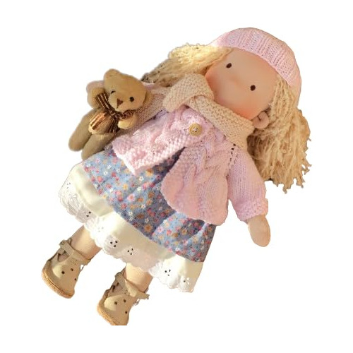 Waldorf Doll: Unique  Baby Doll W/clothing & Accessorie...