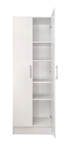 Imagen 7 de 10 de Despensero Cocina 2 Puertas Mueble Organizador Blanco Wengue