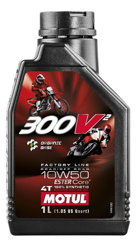 Aceite De Moto 10w 50 Motul 300v2 Full Sintético Original