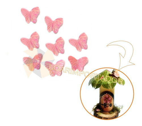 Imagen 1 de 2 de Mariposas Tornasolada Deco Invitaciones Surtidas X100