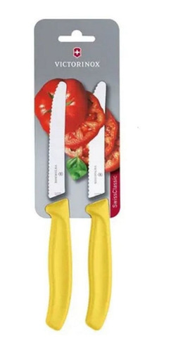 Imagen 1 de 7 de Cuchillo Cocina Victorinox Dentado 11 Cm Acero Inoxidable
