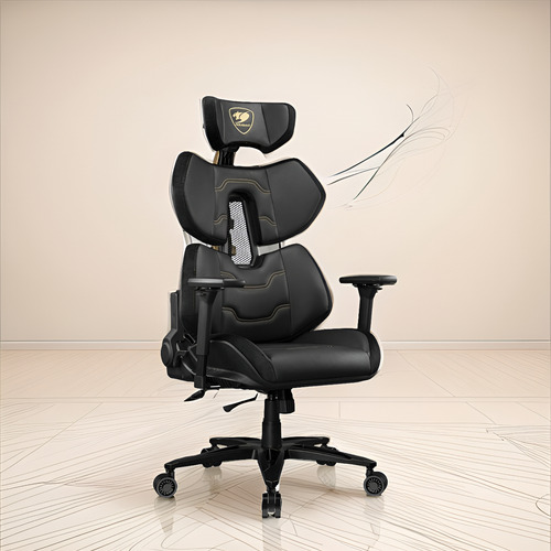 Silla Gamer Cougar Terminator Elite Gold Gaming Color Dorado Oscuro Material Del Tapizado Algodón