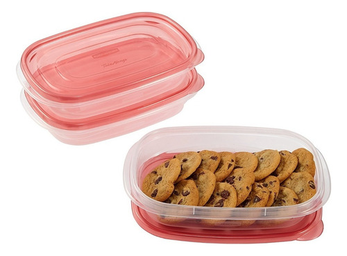 Contenedor De Alimentos Rubbermaid G7f70 950ml Color Rojo