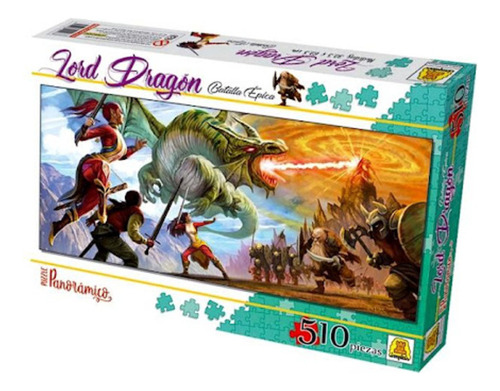 Puzzle Batalla Epica Dragon 510 Pzs Implas Dgl Games