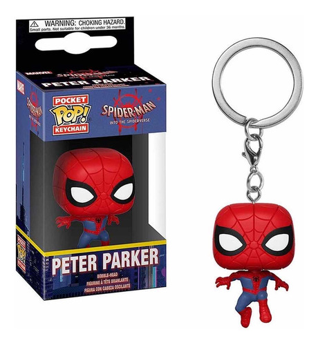 Llavero Funko Peter Parker Spiderman Pop Keychain Colección