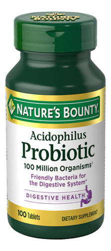 Natures Bounty A.cidophilus Probiótico, Suplemento Probió.