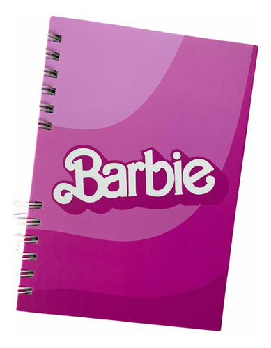 Libreta Barbie 18 X 25 Cm Personalizada Cuadriculada