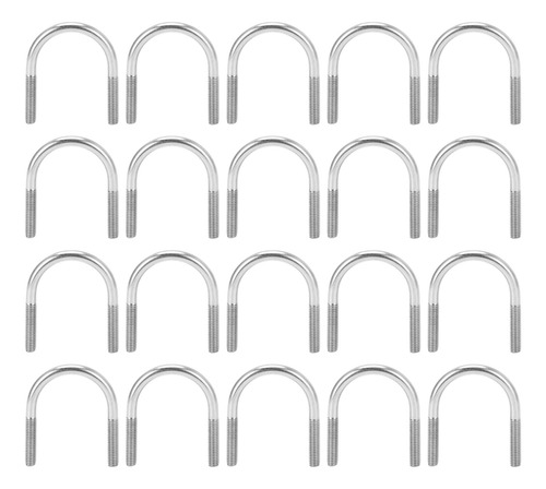 Juego De 20 Piezas En Forma De U De Acero Inoxidable 304 M6x
