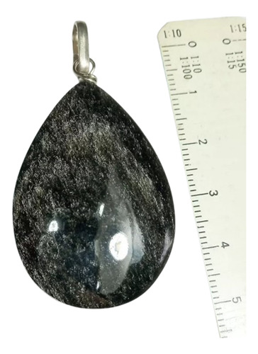 Obsidiana Plateada Dije Protección & Energia     Art70/11/19