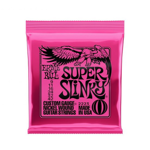 Encordoamento Ernie Ball Super Slinky 009.042 Promoção! 
