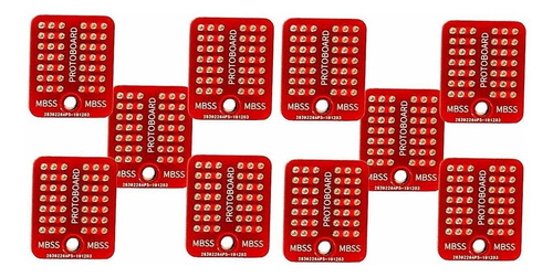 Mbss Micro Solderable Placa Pan Proto Board Pcb 10 Pack