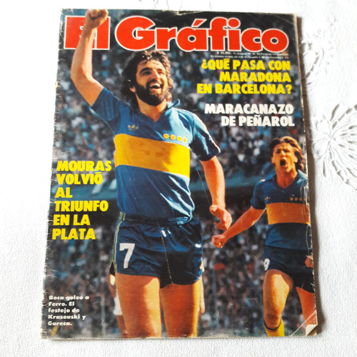 Revista El Grafico Nº 3294 Noviembre 1982 - Boca Krasouski