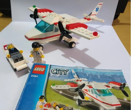 Lego City Helicoptero Y Avion Ambulancia