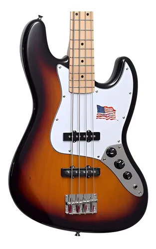 Sx Jazz Bass Contra-baixo 4 Cordas Cor Sunburst | Frete grátis