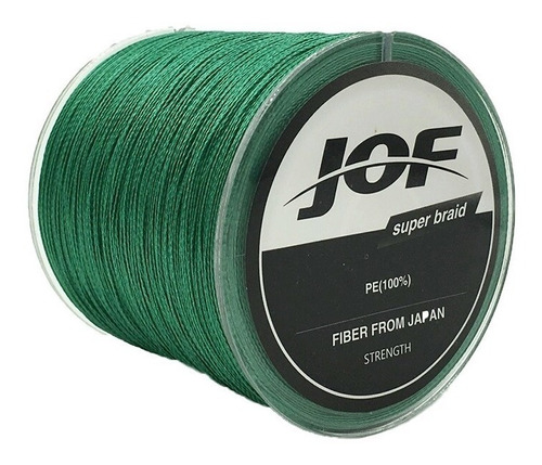 Linha Pesca Multifilamento Jof 1000 Metros 0.14mm 15 Lbs Vd