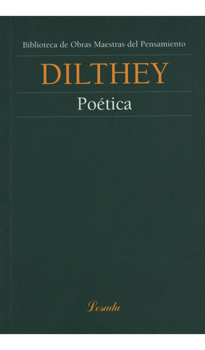 Poetica - Dilthey - Losada