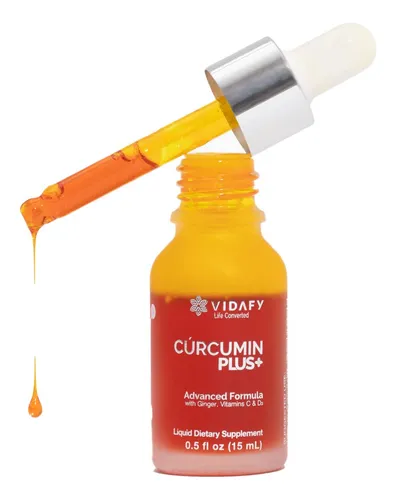 Suplemento Vidafy Turmeric Curcumin Plus W/ Bioms, Líquido D