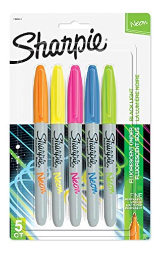 Marcadores Neon - Sharpie Electro Pop - X5 Unidades