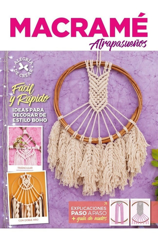 Macramé Atrapasueños. Fácil Y Rápido - Arcadia Ediciones