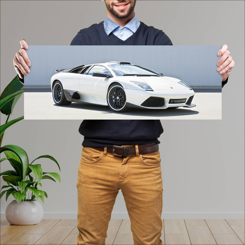 Cuadro 30x80cm Auto 2007 Lamborghini Murcielago 189