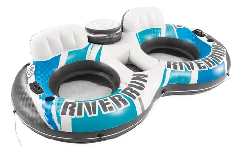 Sillón Inflable Doble Con Cooler Intex Skye River Run 2