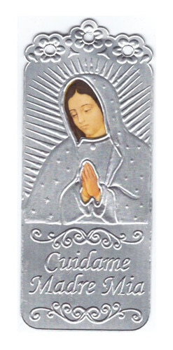 10 Placas De Repujado Virgen De Guadalupe Cuídame Madre