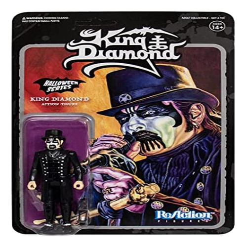 Super 7 Figura Reaction Ing Diamond Top Hat King 10 Cm