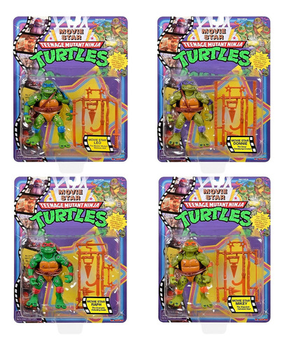 Figura De Acción  Donatello, Rafael, Leonardo Y Miguel Angel De Playmates Tortugas Ninja