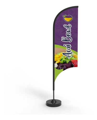 Imagem 4 de 5 de Wind Banner Fly Flag Dupla Face Somente Bandeira Sem Hastes