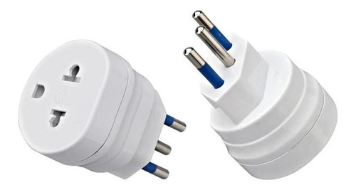 Adaptador Tomada 2p + T Padrao Antigo P Novo Knup Sl6001