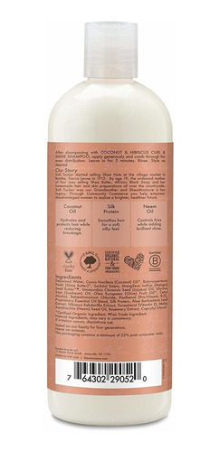 Shea Humedad Del Coco Y Del Hibisco Curl & Shine Acondiciona